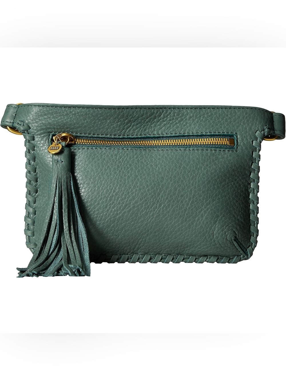 HOBO Twig Leather Whipstitch Slim Belt Bag Fanny Pack in Agave Teal